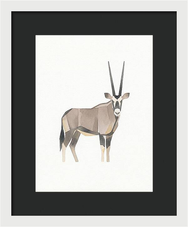 Oryx In Minimalist Style
