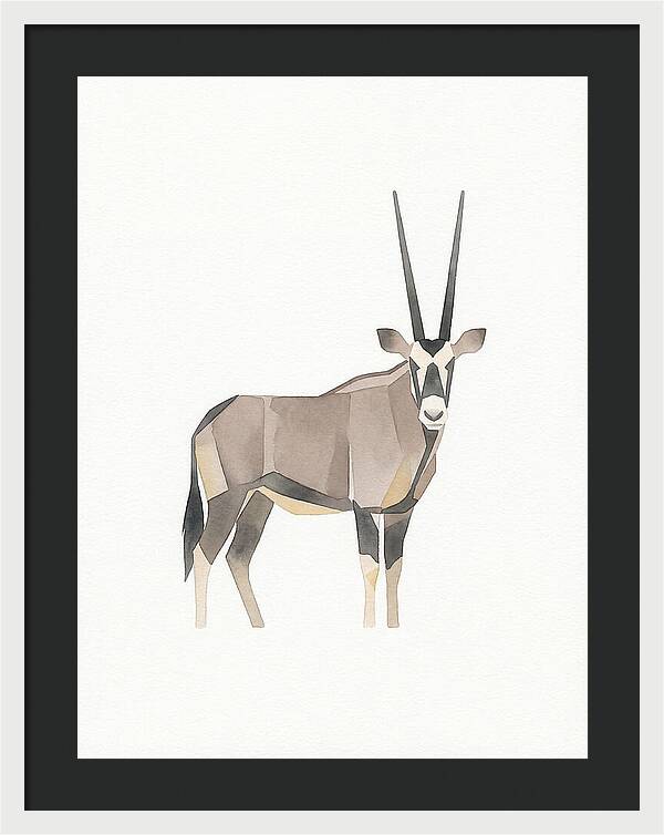 Oryx In Minimalist Style