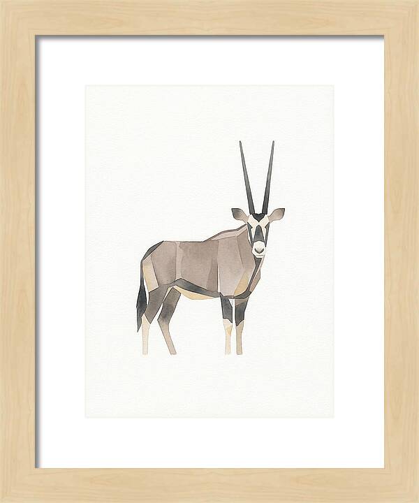 Oryx In Minimalist Style