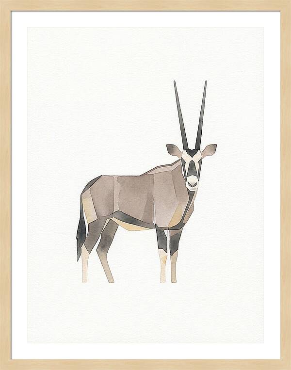 Oryx In Minimalist Style
