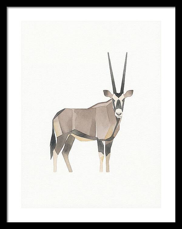 Oryx In Minimalist Style
