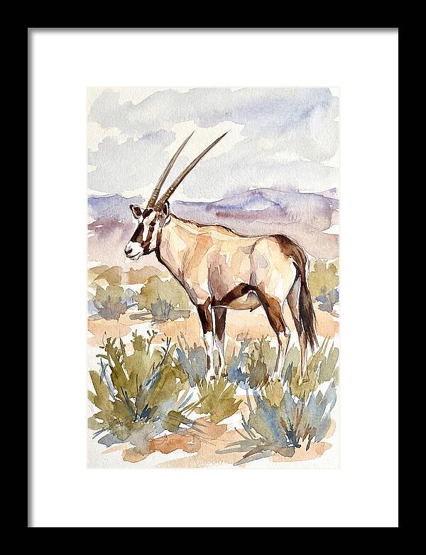 Oryx In Serene Landscape