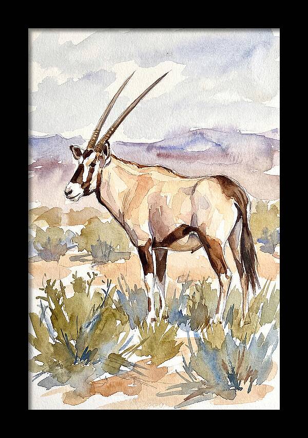 Oryx In Serene Landscape