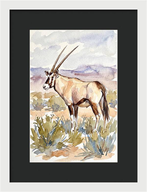 Oryx In Serene Landscape