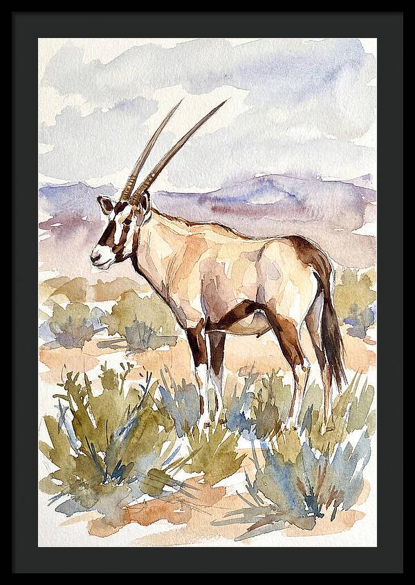 Oryx In Serene Landscape