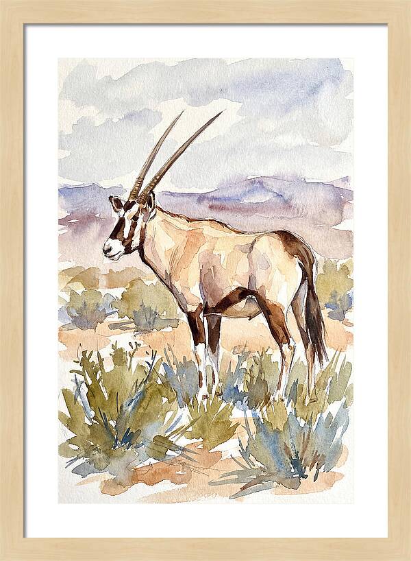 Oryx In Serene Landscape