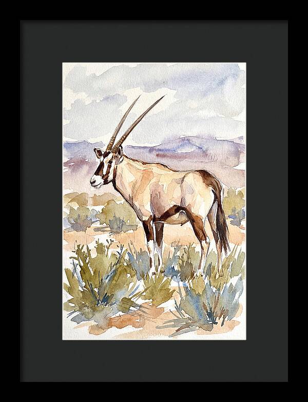 Oryx In Serene Landscape