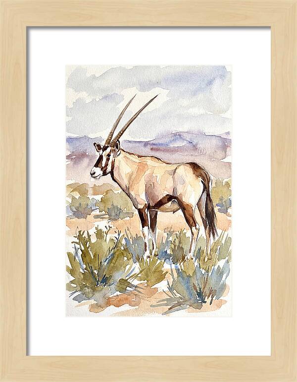 Oryx In Serene Landscape