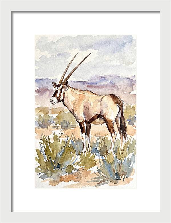 Oryx In Serene Landscape