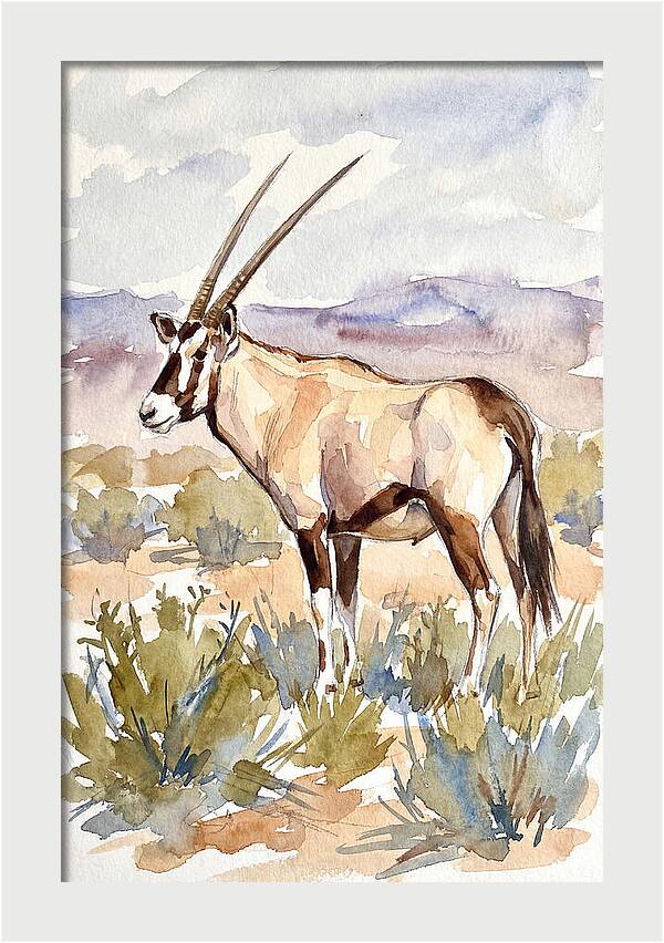 Oryx In Serene Landscape