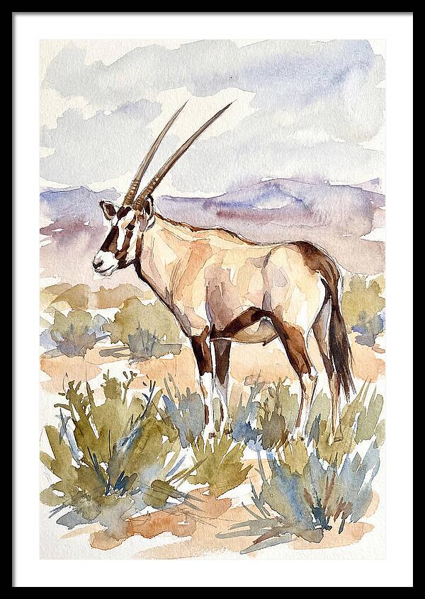 Oryx In Serene Landscape