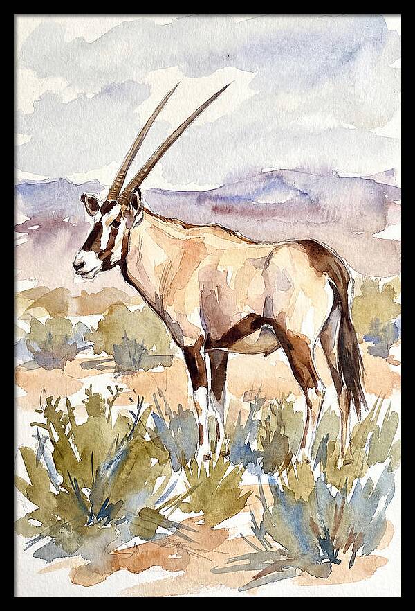 Oryx In Serene Landscape
