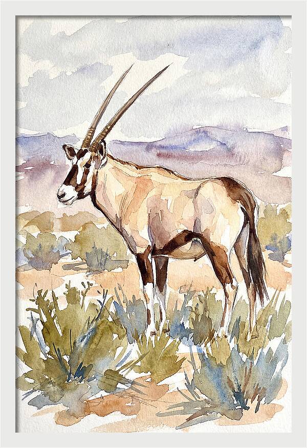 Oryx In Serene Landscape