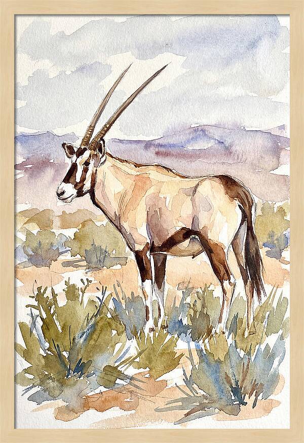 Oryx In Serene Landscape