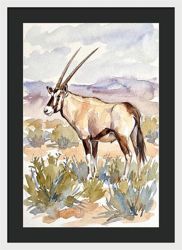 Oryx In Serene Landscape