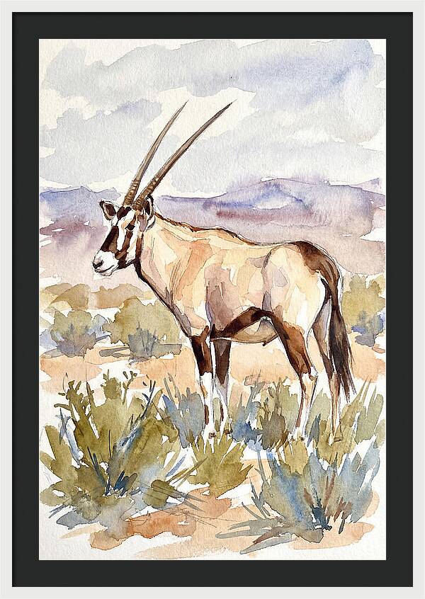 Oryx In Serene Landscape