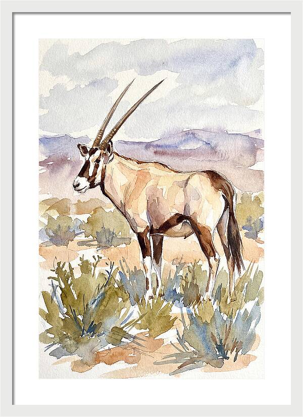 Oryx In Serene Landscape