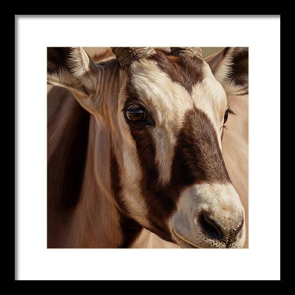 Oryx Portrait In Realism