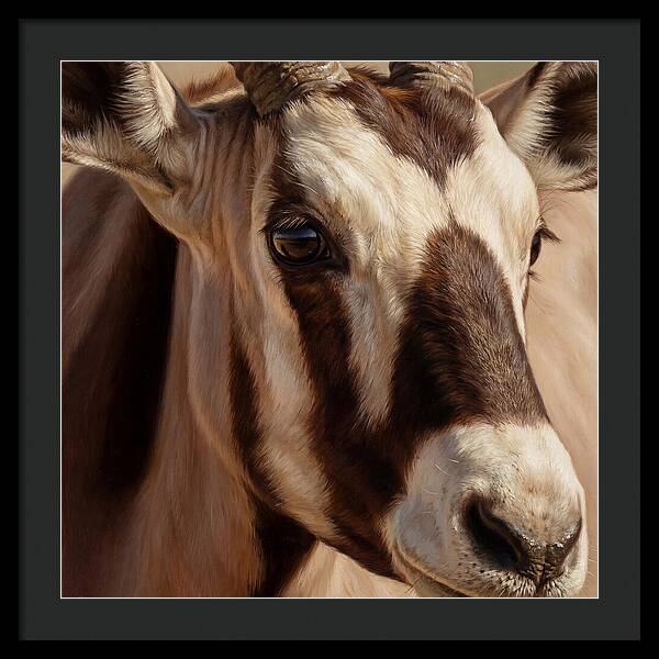 Oryx Portrait In Realism