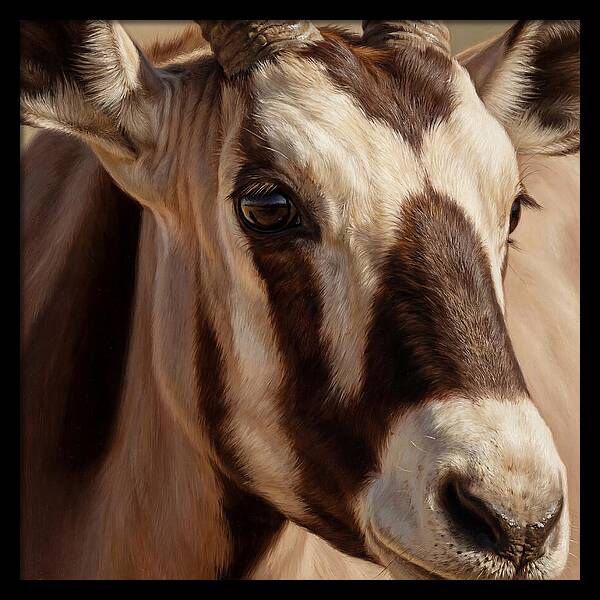 Oryx Portrait In Realism