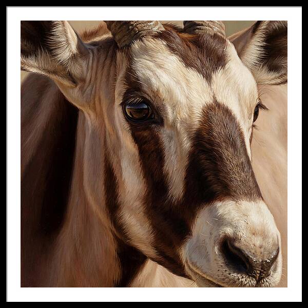 Oryx Portrait In Realism