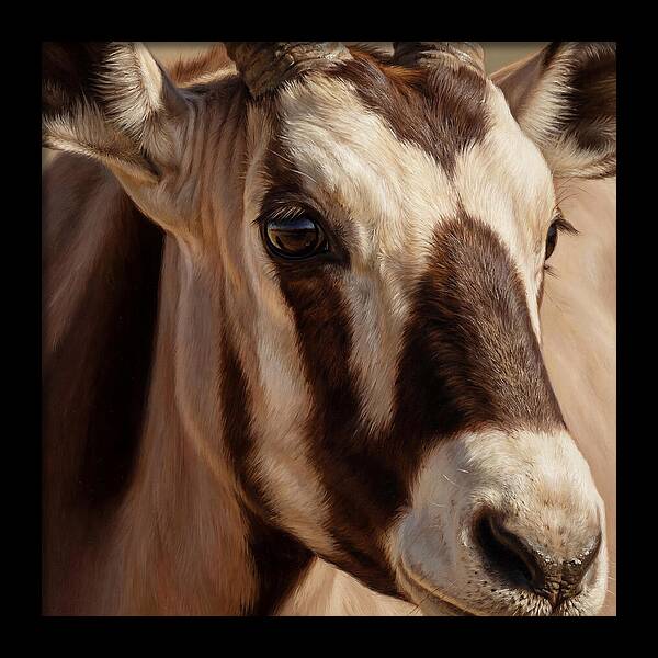 Oryx Portrait In Realism