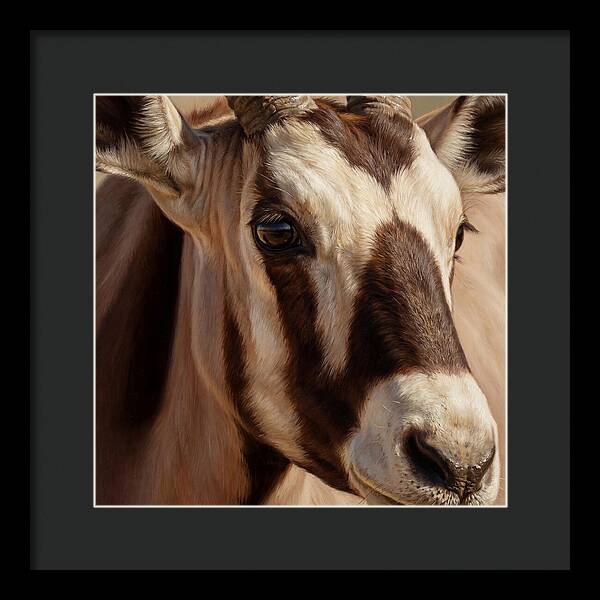 Oryx Portrait In Realism