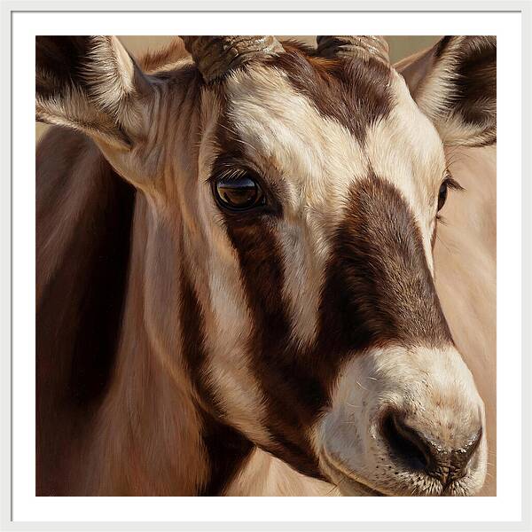 Oryx Portrait In Realism
