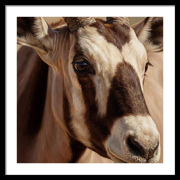 Oryx Portrait In Realism