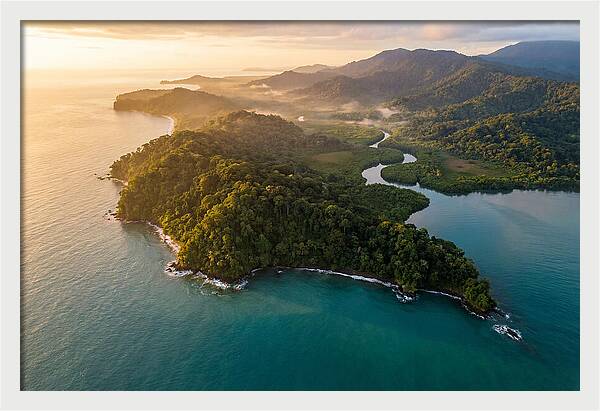 Osa Peninsula At Golden Hour