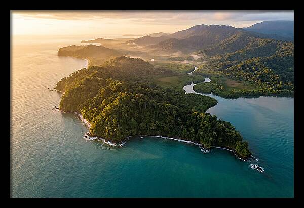 Osa Peninsula At Golden Hour