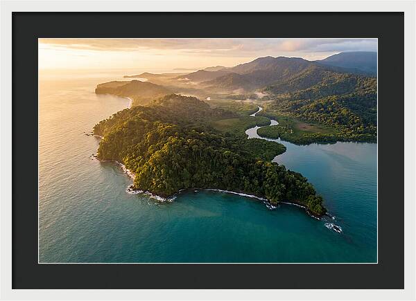Osa Peninsula At Golden Hour