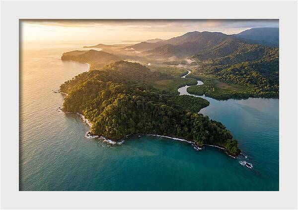 Osa Peninsula At Golden Hour