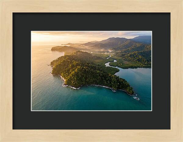 Osa Peninsula At Golden Hour