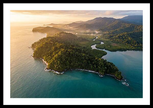 Osa Peninsula At Golden Hour