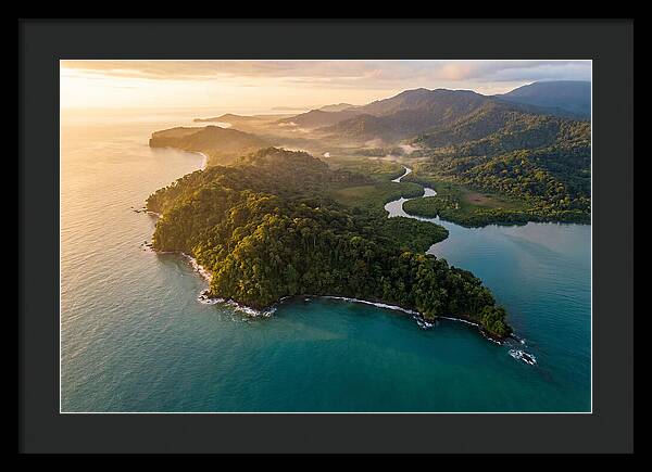 Osa Peninsula At Golden Hour