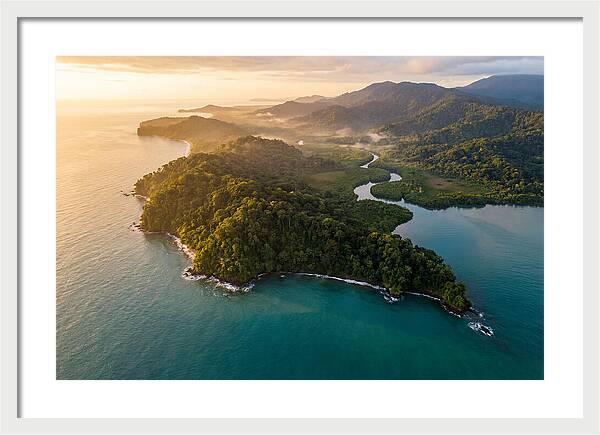 Osa Peninsula At Golden Hour