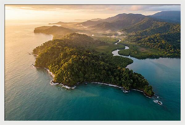 Osa Peninsula At Golden Hour