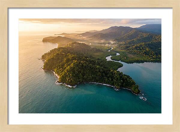 Osa Peninsula At Golden Hour