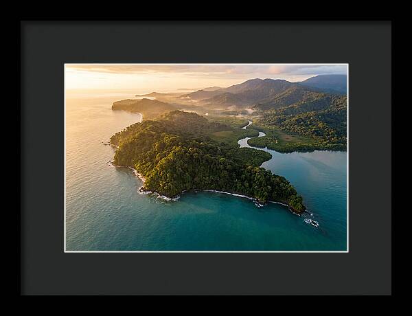 Osa Peninsula At Golden Hour