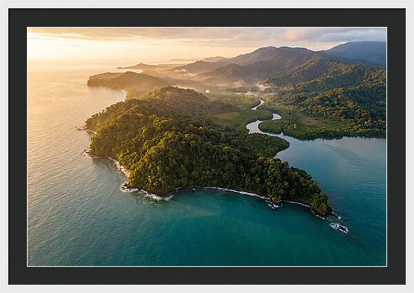 Osa Peninsula At Golden Hour