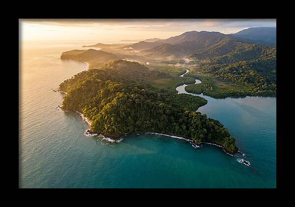 Osa Peninsula At Golden Hour