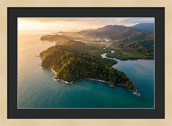 Osa Peninsula At Golden Hour