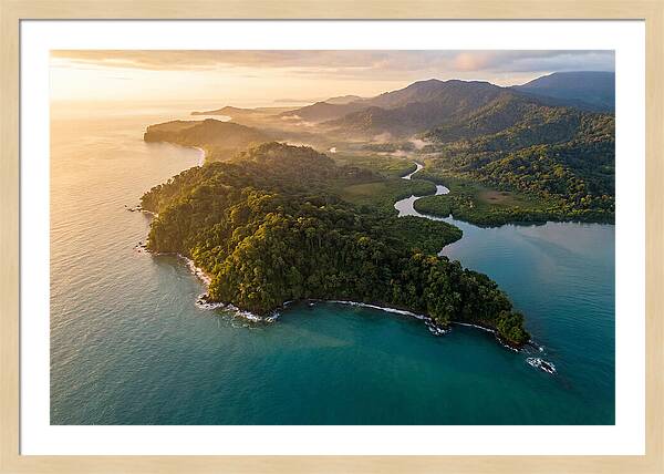 Osa Peninsula At Golden Hour