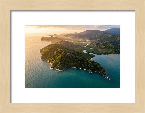 Osa Peninsula At Golden Hour