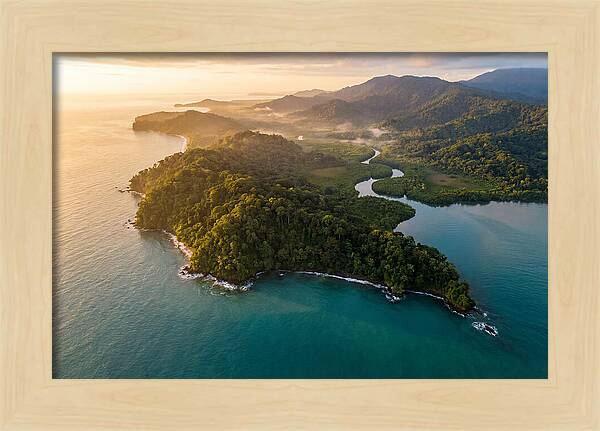Osa Peninsula At Golden Hour