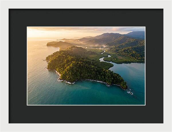 Osa Peninsula At Golden Hour