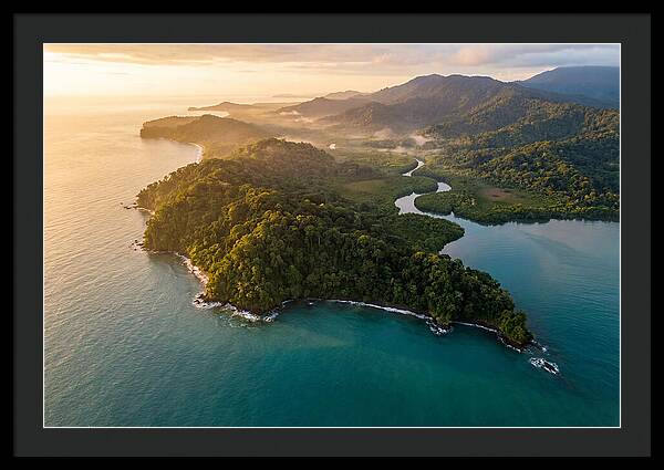 Osa Peninsula At Golden Hour