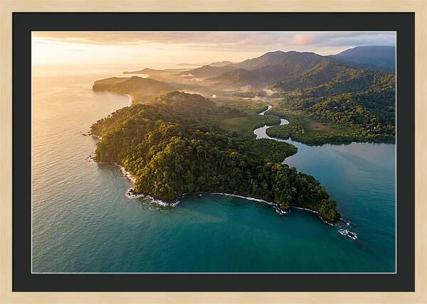 Osa Peninsula At Golden Hour