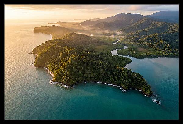 Osa Peninsula At Golden Hour